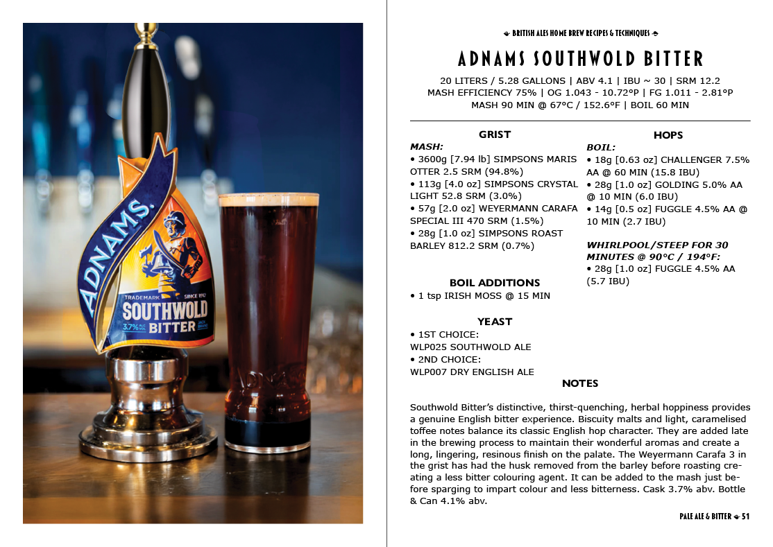 British Ales Home Brew Recipes