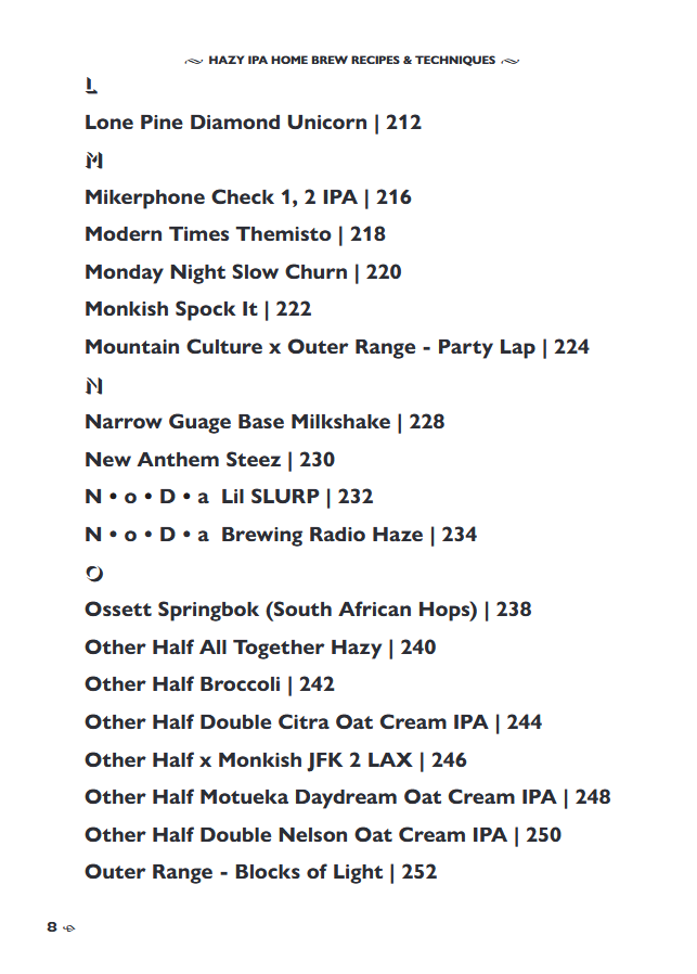 Hazy IPA Home Brew Recipes