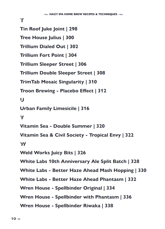 Hazy IPA Home Brew Recipes