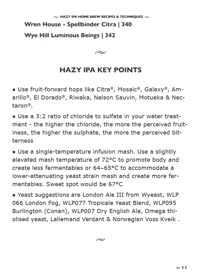 Hazy IPA Home Brew Recipes